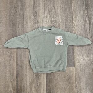 ZARA X THE ROLLING STONES Crewneck Sweatshirt